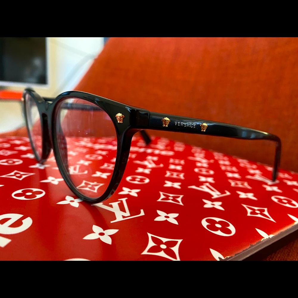 Versace Glasses with Gold Medusa logo (Unisex)